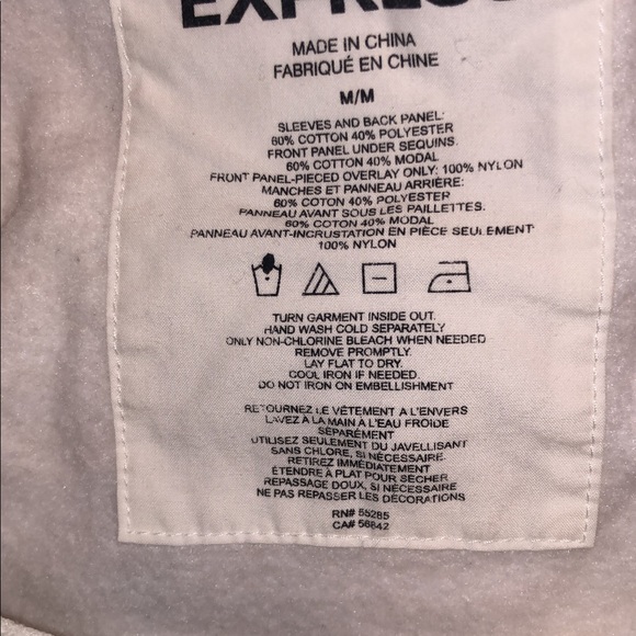 Express Sequin Sweater Size M - Picture 9 of 10